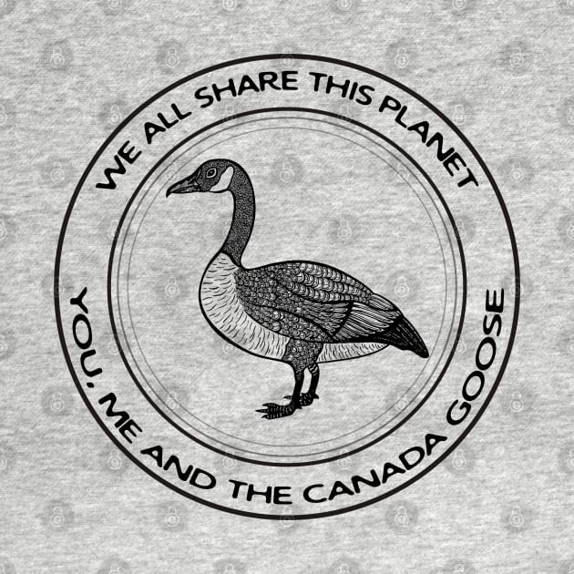 Canada Goose - We All Share This Planet - light colors by Green Paladin